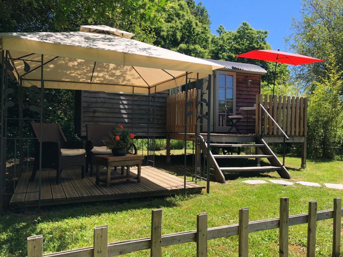 Payzac The Dordogne Huts With Private Pool And Jacuzzi别墅 外观 照片